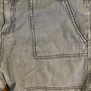 PrAna striped denim shorts